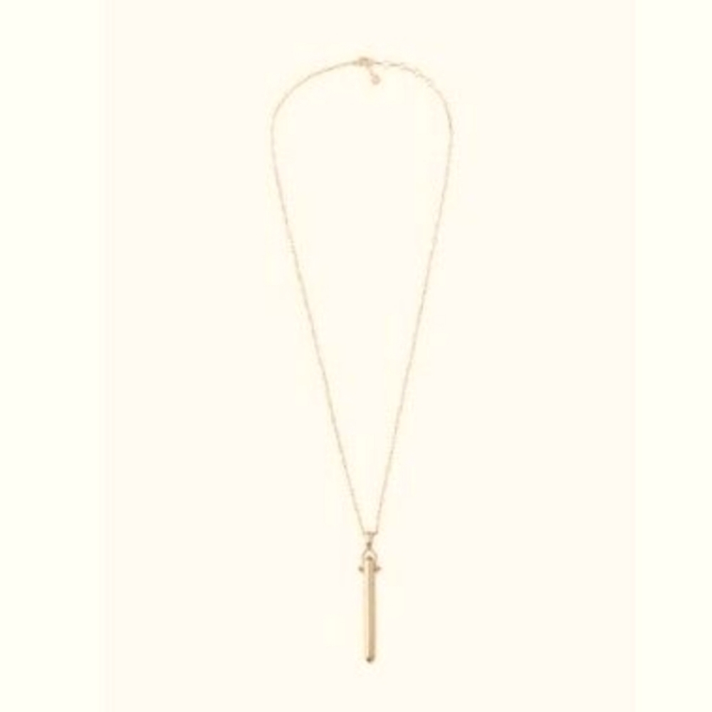 Stella & Dot Rose Gold Rebel Pendant Necklace
